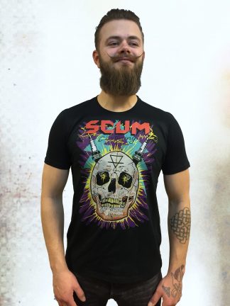 Scum Electro Skull - T-shirt