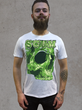 Scum Green Skull Big