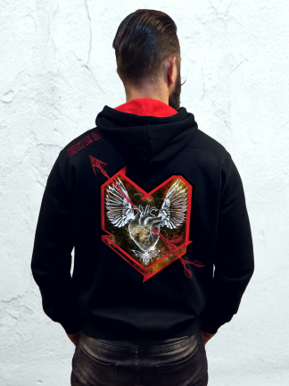 Scum Heart Winged - Zipper Hoodie