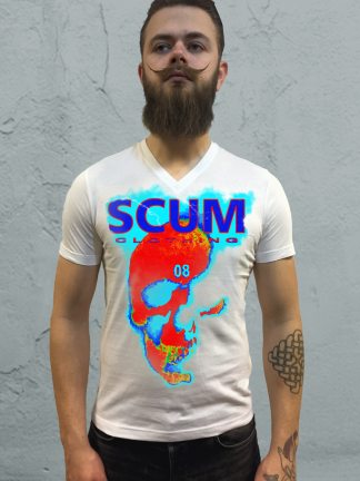 Scum Red Skull - T-shirt