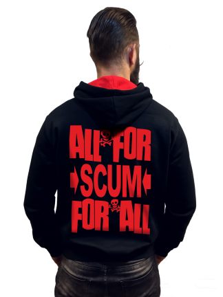 AllForScumForAll - Zipper Hoodie Sweater