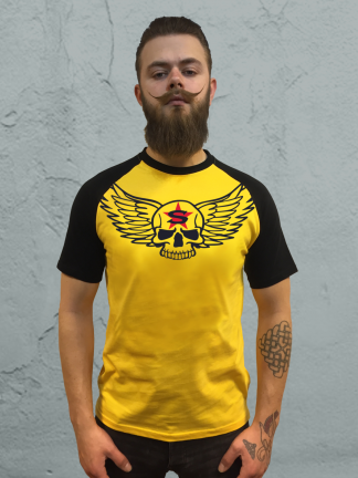 Scum Winged Skull - Raglan shirt